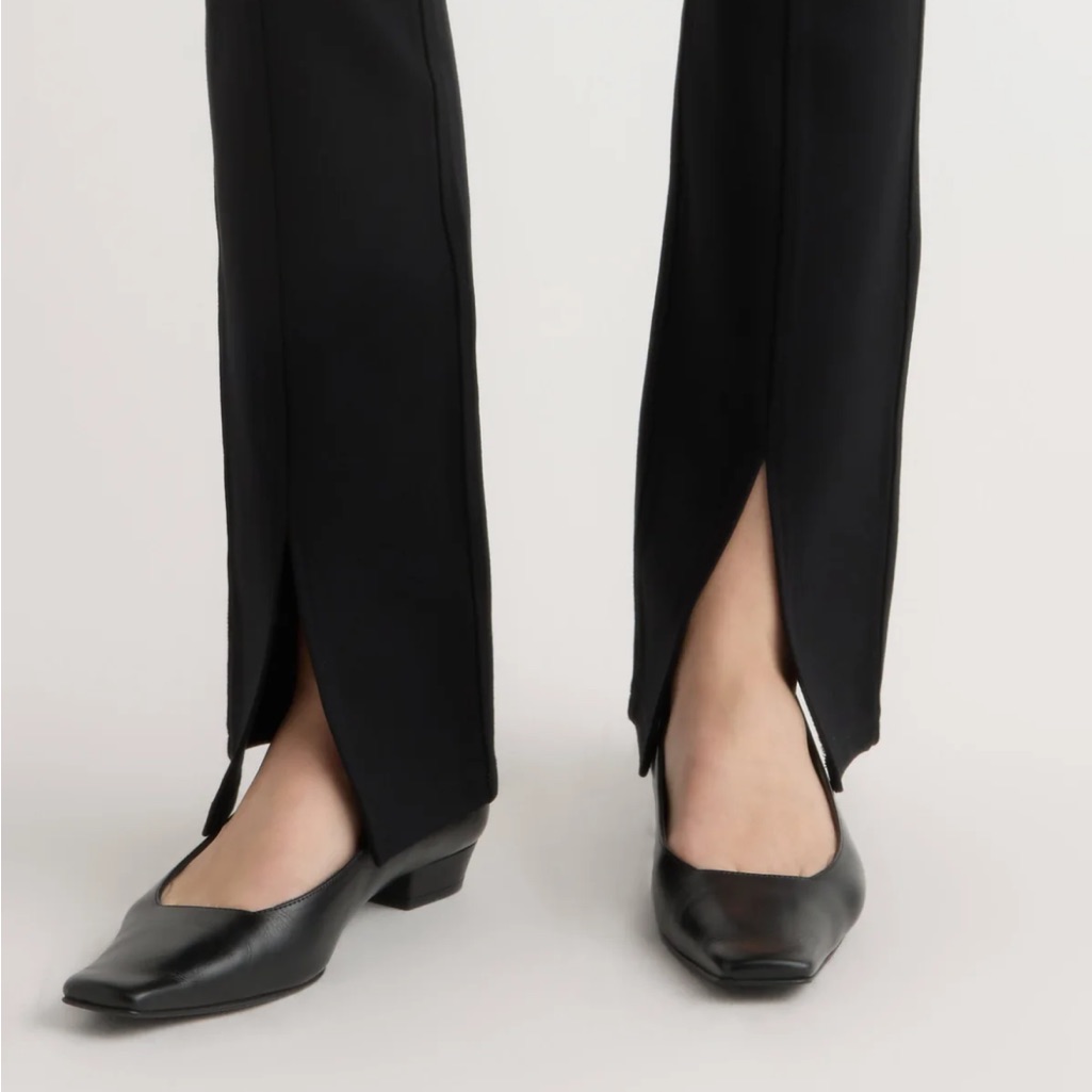 Modern Citizen Cass Front-Split Ponte Stretch Pant